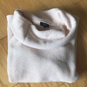 Jones New York Light Pink Cowl Neck Sweater